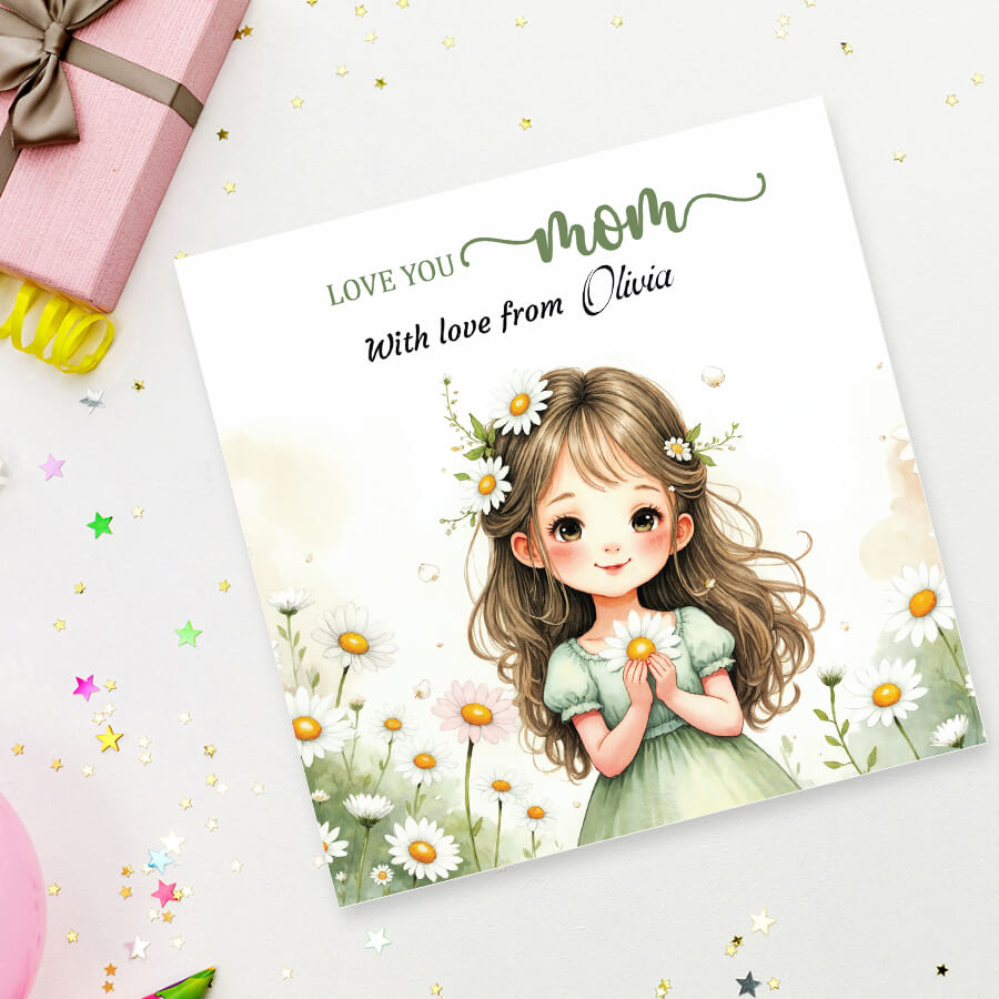Personalised Mother’s Birthday Greeting Card