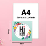 Mom, You're Awesome Floral Greeting Card