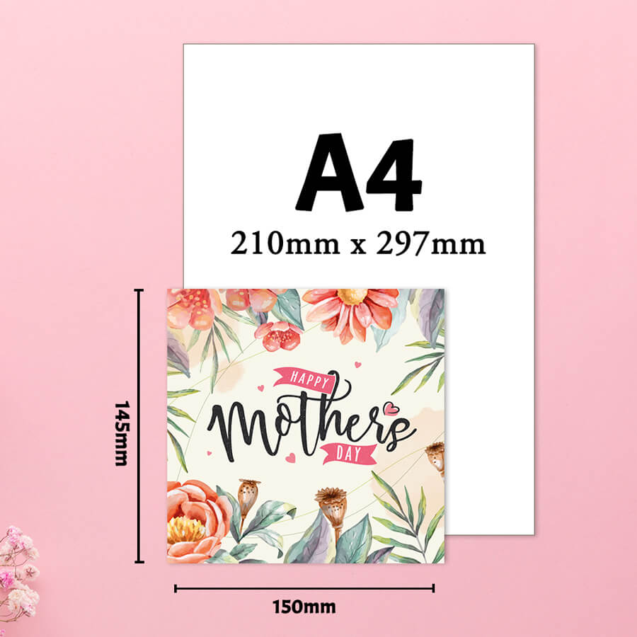 Charming Floral Happy Mother's Greeting Card