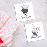 Animal-Themed Thank You Cards