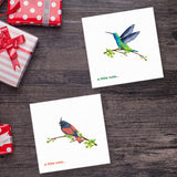 Exquisite Birds-Themed Note Cards with Envelopes