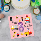 Vibrant Vehicle Birthday Cards for Kids (Ages 1-15)