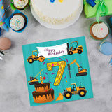 Vibrant Vehicle Birthday Cards for Kids (Ages 1-15)