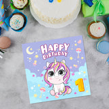 Magical Milestones: Unicorn Age-Wise Birthday Cards (Ages 1-15)
