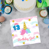 Magical Milestones: Unicorn Age-Wise Birthday Cards (Ages 1-15)