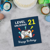 Happy Birthday: Level Unlocked Video Gaming Controller Greeting Card - Ages 6 to 50