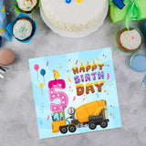 Vibrant Vehicle Birthday Cards for Kids (Ages 1-15)