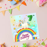 Magical Milestones: Unicorn Age-Wise Birthday Cards (Ages 1-15)