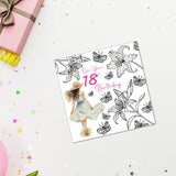 Elegant Birthday Card For 18-Year-Old Girl
