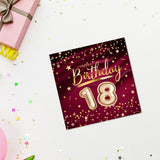 18th Birthday Greeting Card With Envelopes
