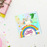 Magical Milestones: Unicorn Age-Wise Birthday Cards (Ages 1-15)