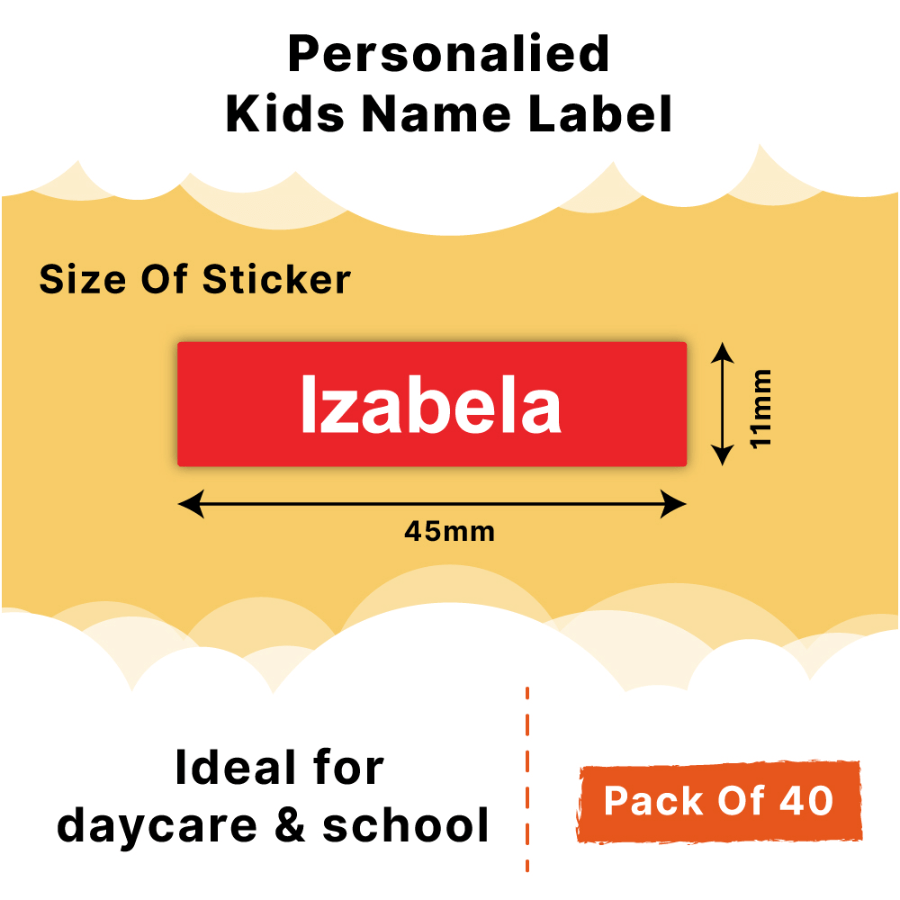 Name Labels - Classic Medium