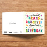 Colorful Text Birthday Greeting Card