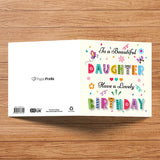 Colorful Text Birthday Greeting Card