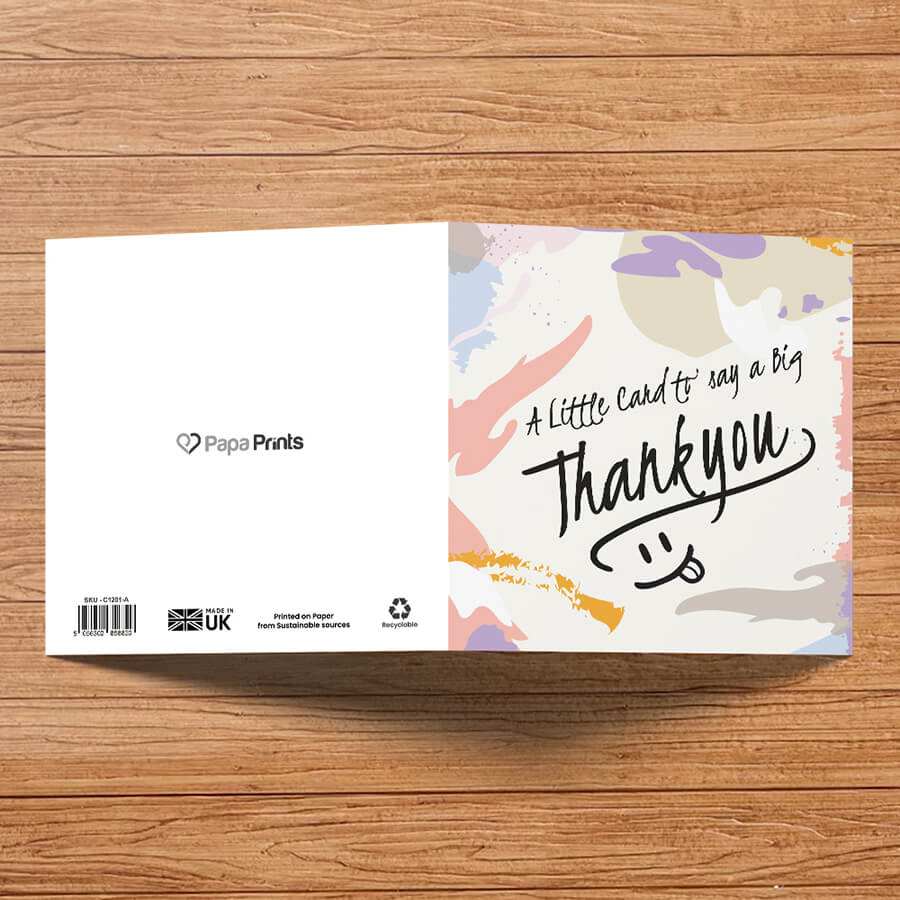 Heartfelt Big Thank You Greeting Card