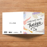 Heartfelt Big Thank You Greeting Card