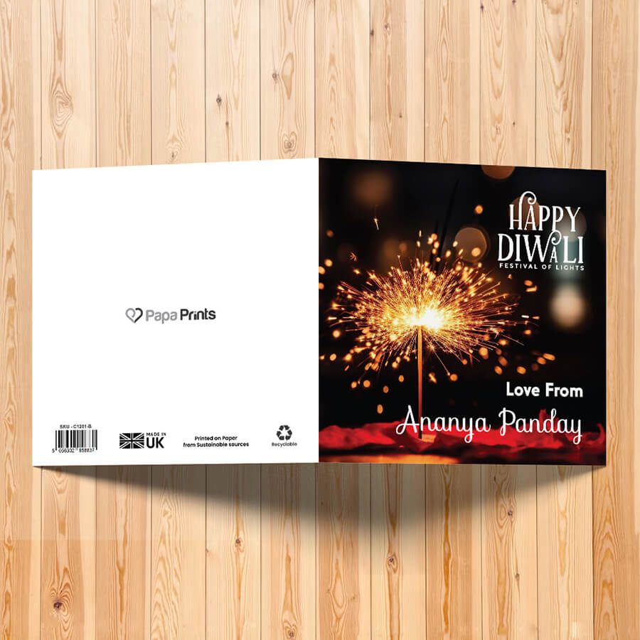 Personalised Diwali Festival of Lights Card