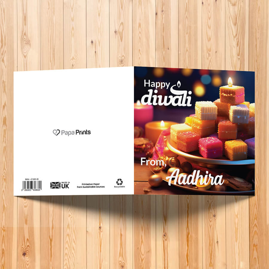 Personalised Diwali Festival of Lights Card