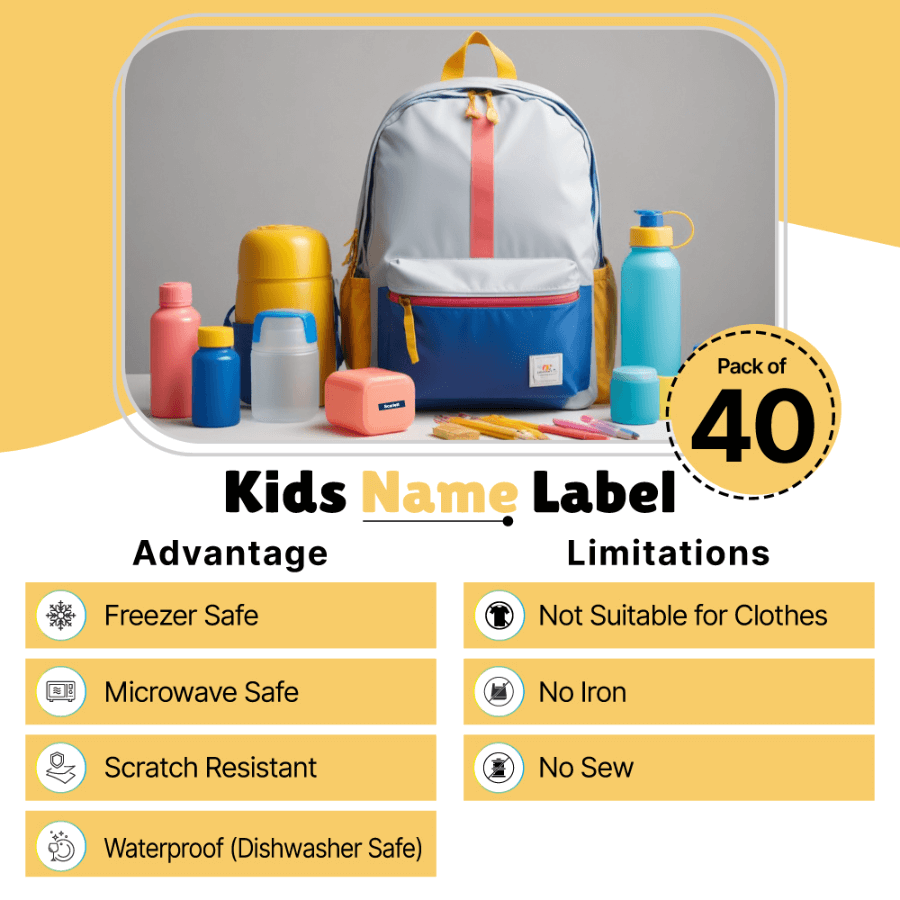 Name Labels - Classic Medium