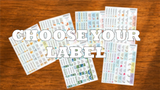 Stick On Clothing Label - Multi-Size Premium Pack