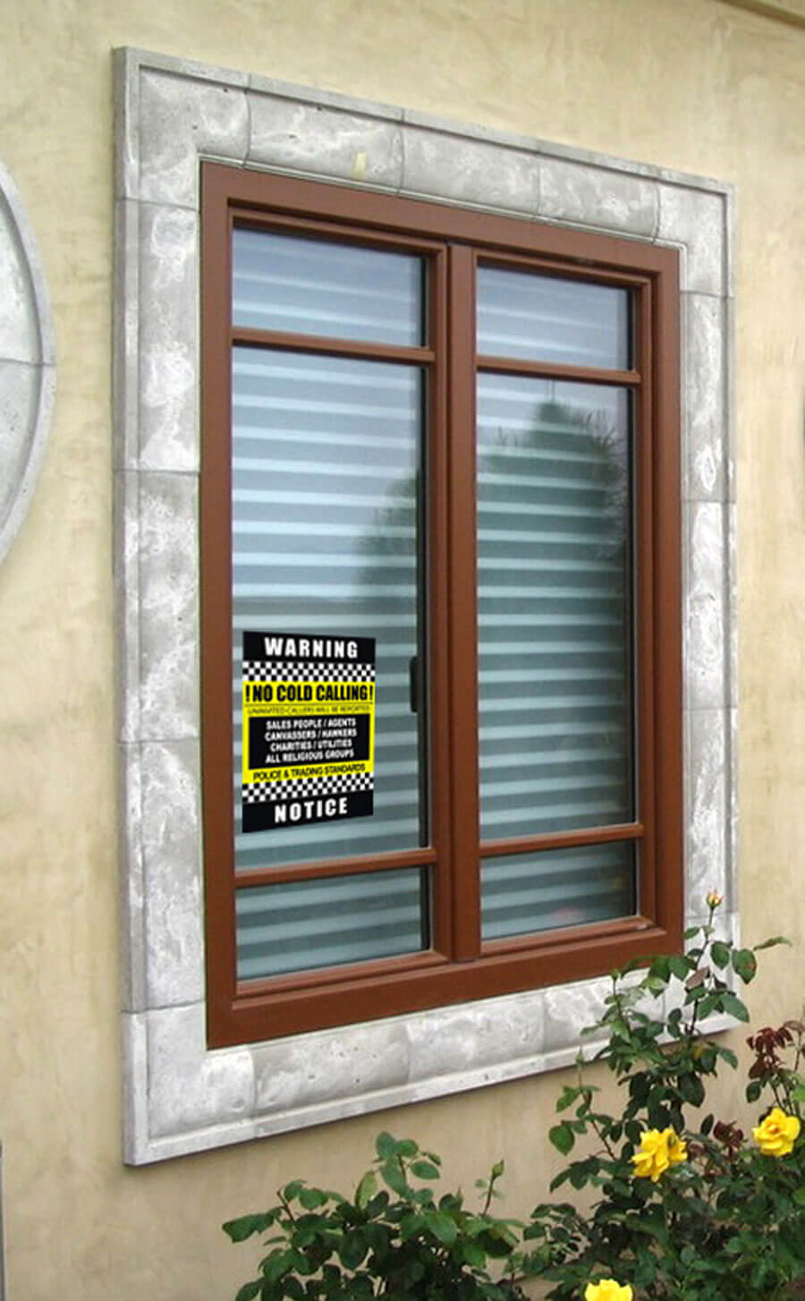 No Cold Calling Sign Sticker