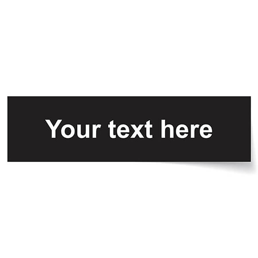 Name Labels - Plain Medium