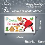 santa cookies stickers