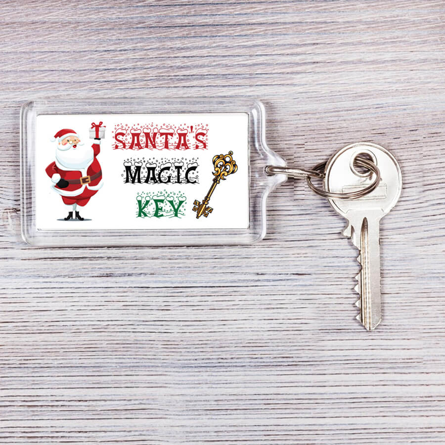 charming Santa Magic Key stickers