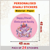 Personalised Diwali Name Labels
