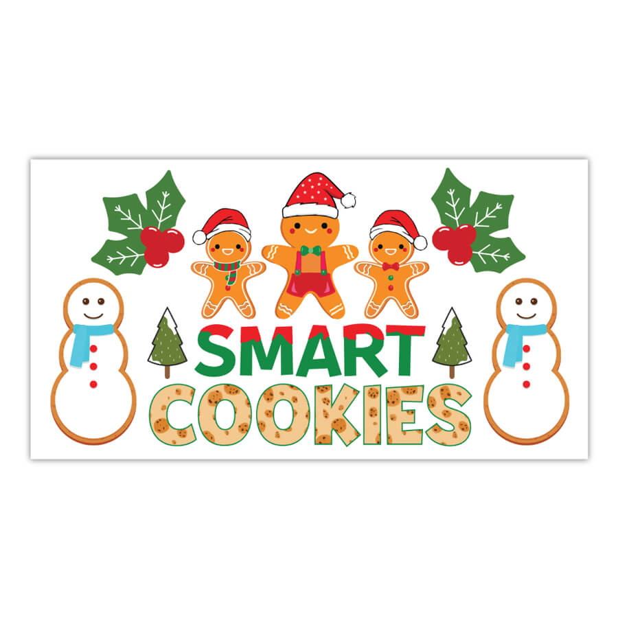 Christmas food stickers