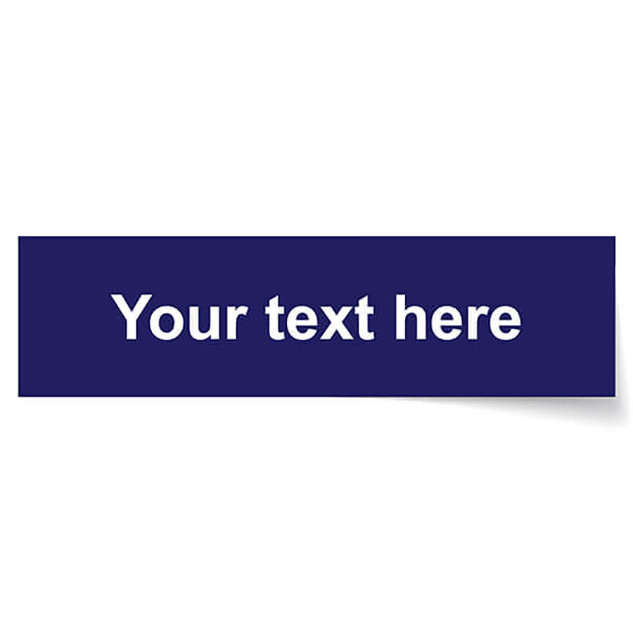 Name Labels - Plain Medium