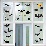 Flying Bat Halloween Window Stickers