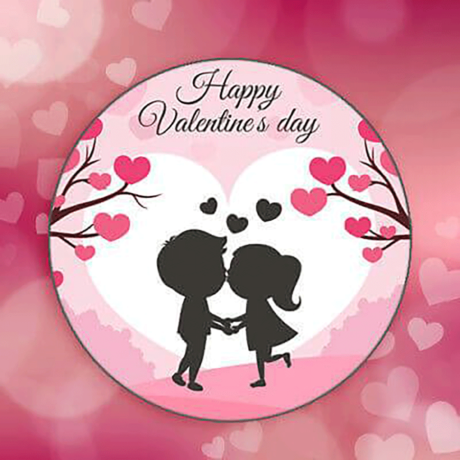 Couple Valentine Stickers