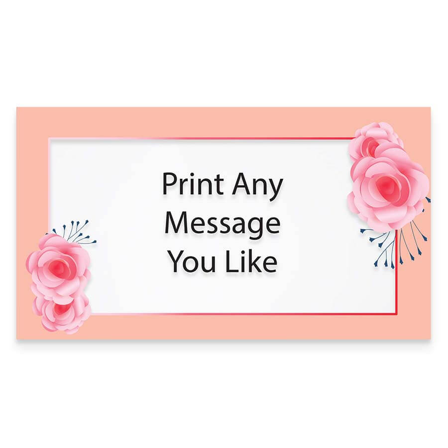 Transparent Label - Medium