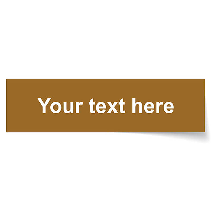 Name Labels - Plain Medium