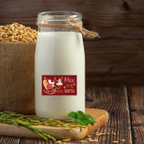 Personalized milk for Santa sticker