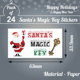 festive Santa Magic Key stickers