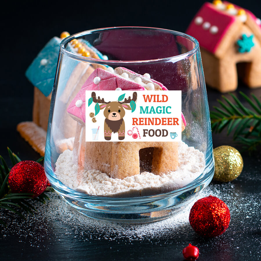 Decorative stickers for Christmas