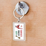 Christmas Santa Key labels