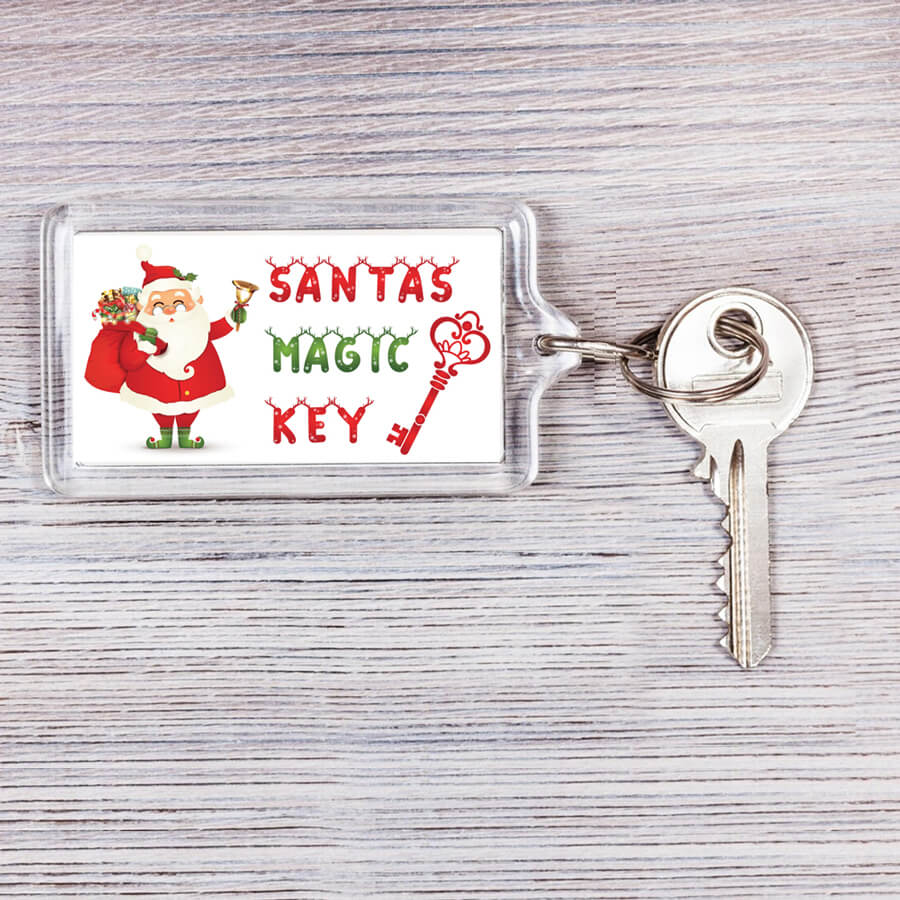 Magical Santa key sticker