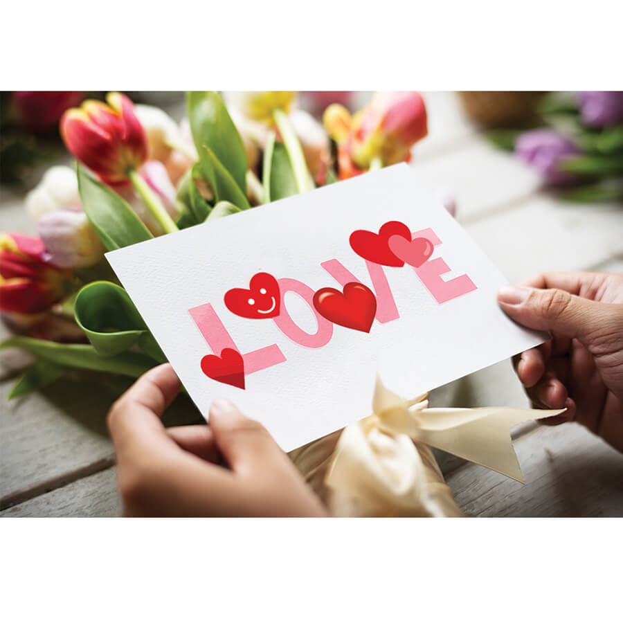 Little heart stickers