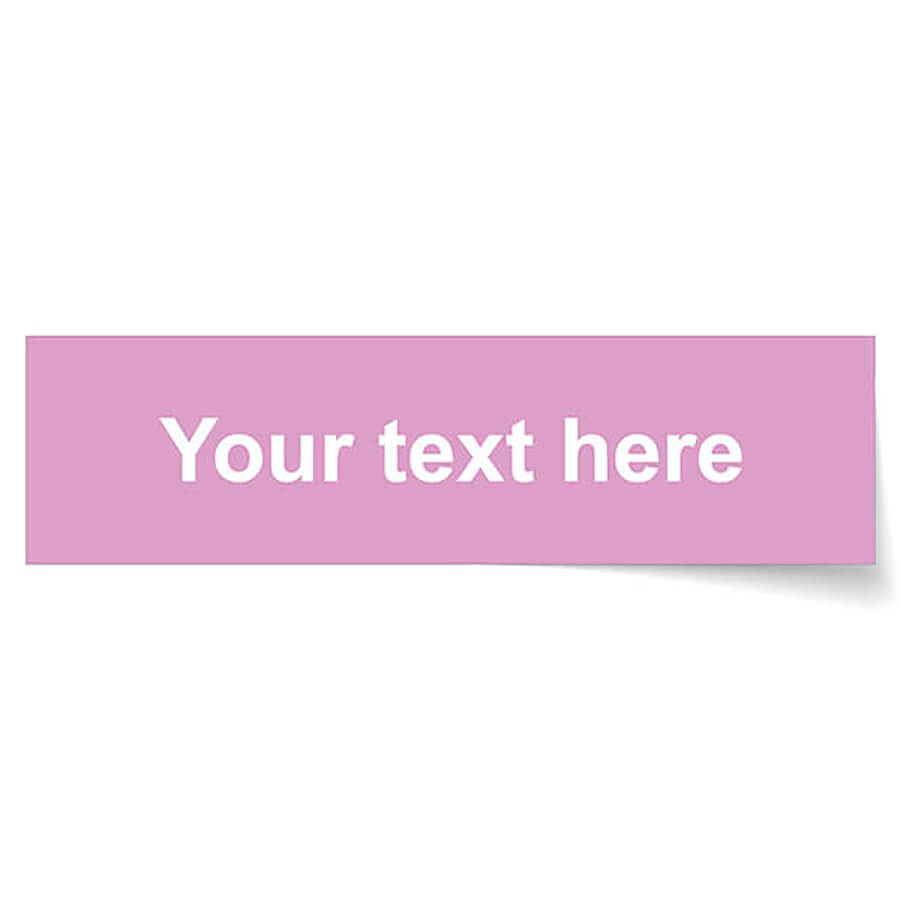 Name Labels - Plain Medium