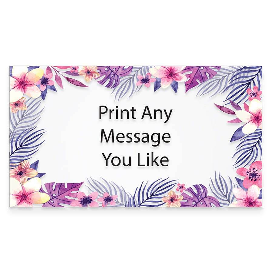 Transparent Label - Medium