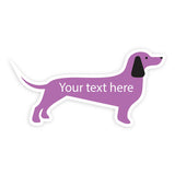 Name Labels -  Dog Custom Shape