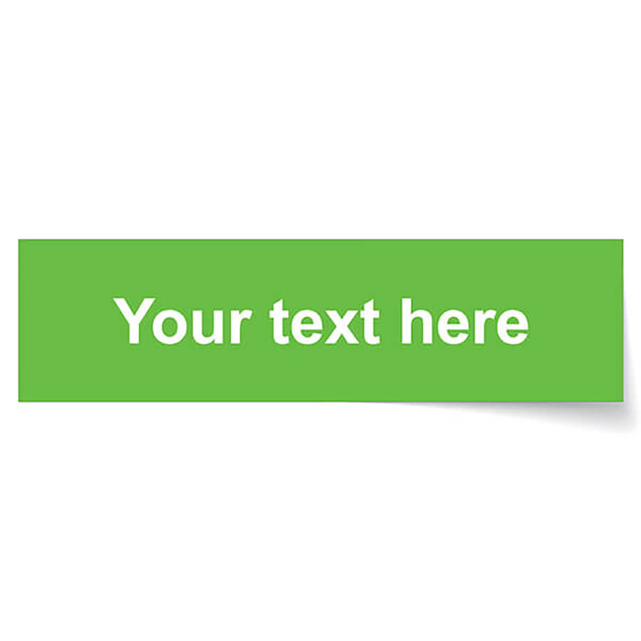 Name Labels - Plain Medium