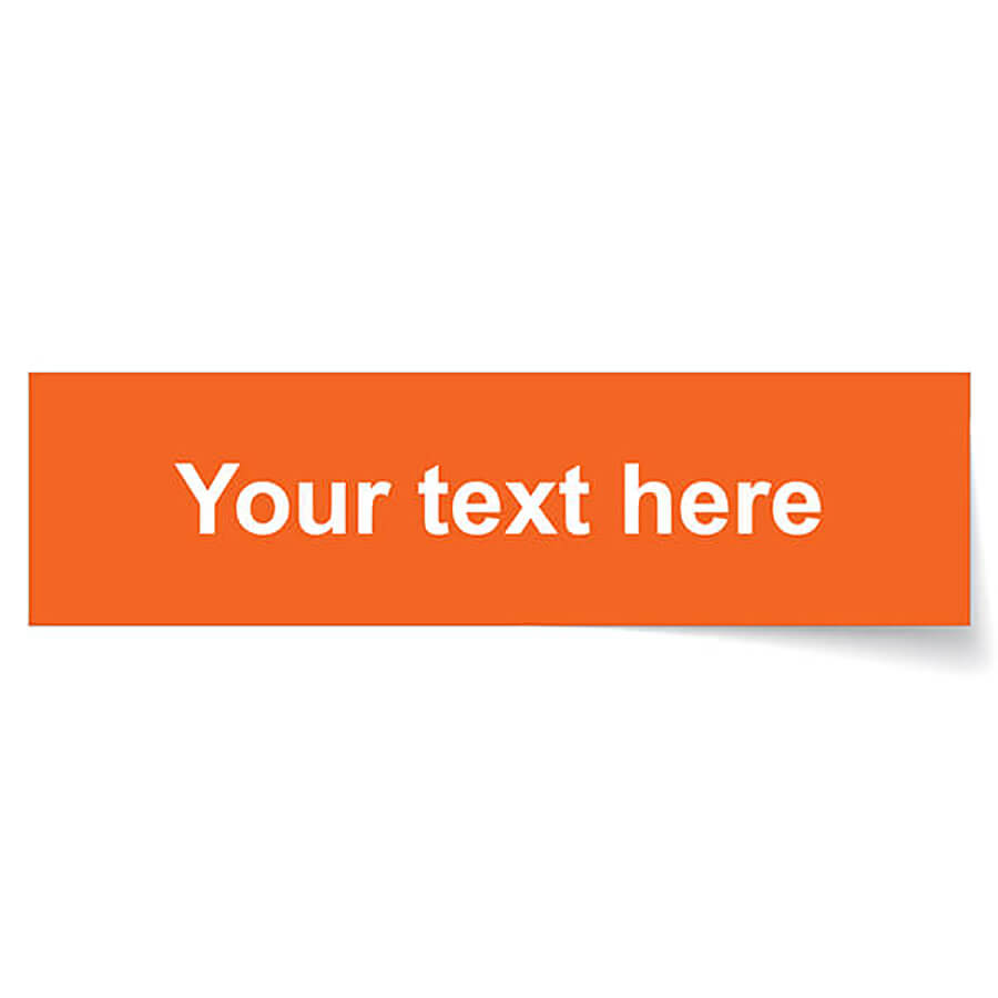 Name Labels - Plain Medium