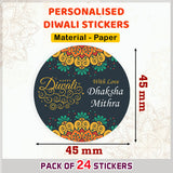 Personalised Diwali Name Labels