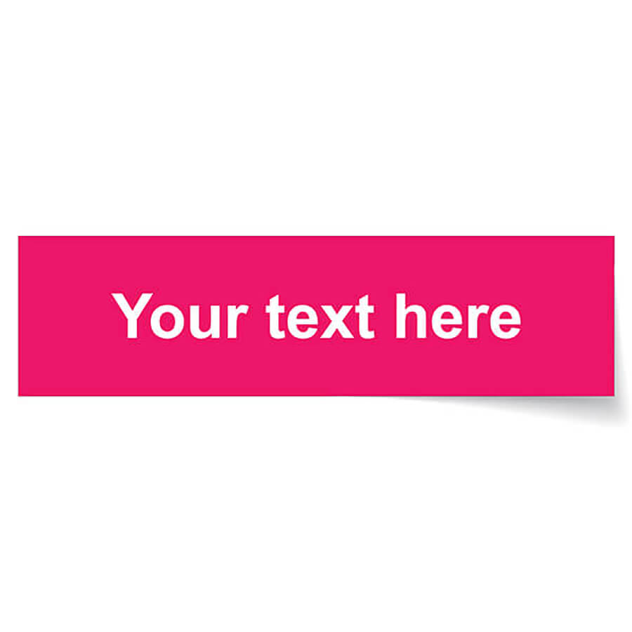 Name Labels - Plain Medium