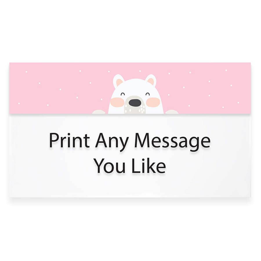 Transparent Label - Medium