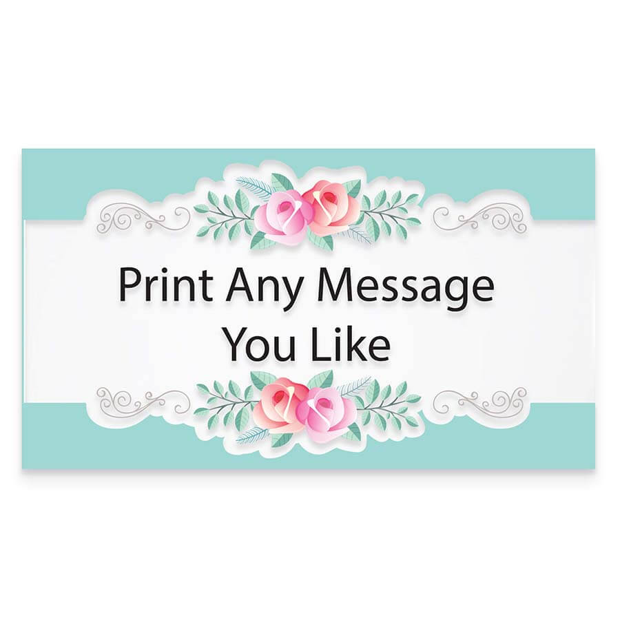 Transparent Label - Medium